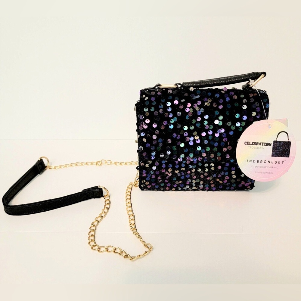 Under One Sky Iridescent Sequin Crossbody Bag